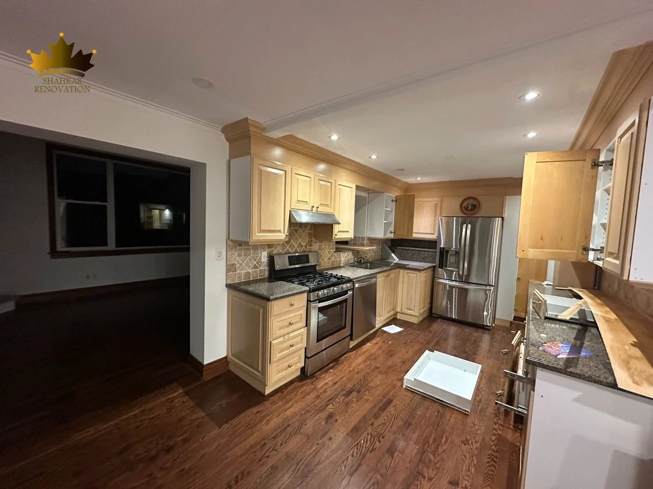kitchen before renovation
