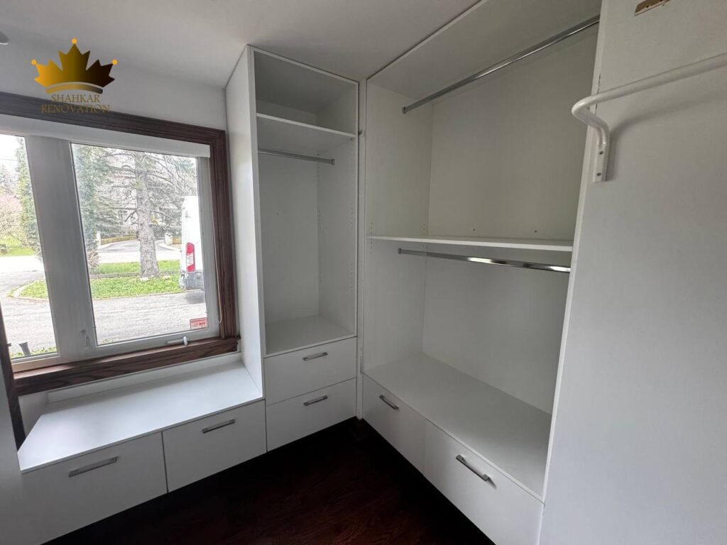 closet remodeling by Shahkar renovation company